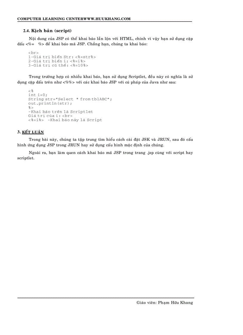 image for page Xây dựng ứng dụng Web với JSP