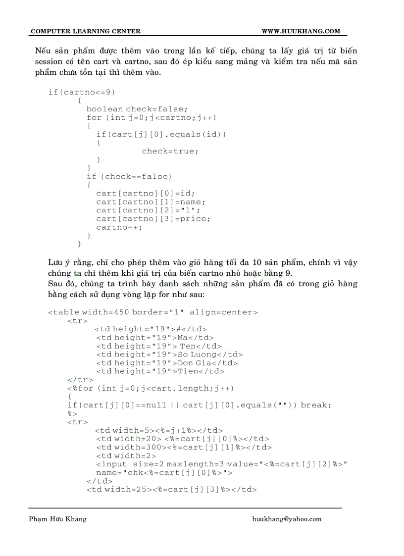 image for page Xây dựng ứng dụng Web với JSP