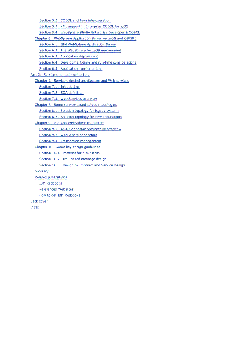 XML on z OS and OS 390 Introduction to a Service Oriented Architecture