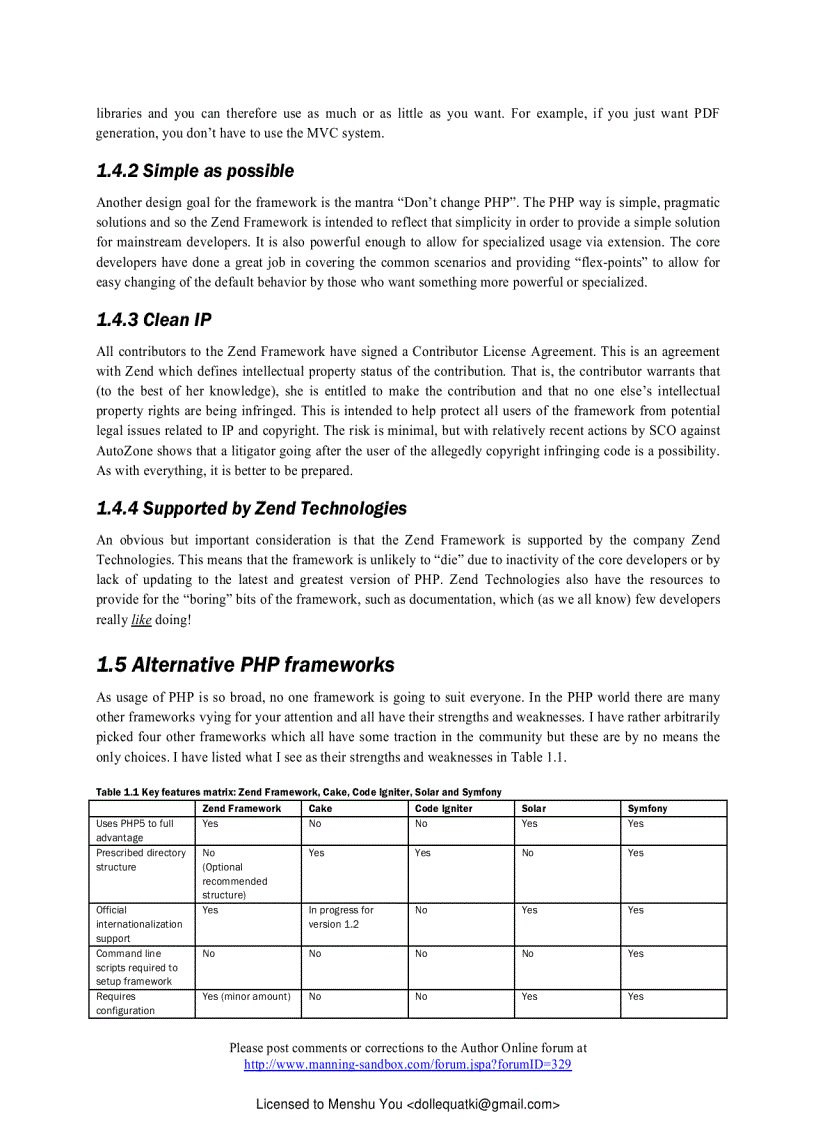 image for page Zend Framework in Action