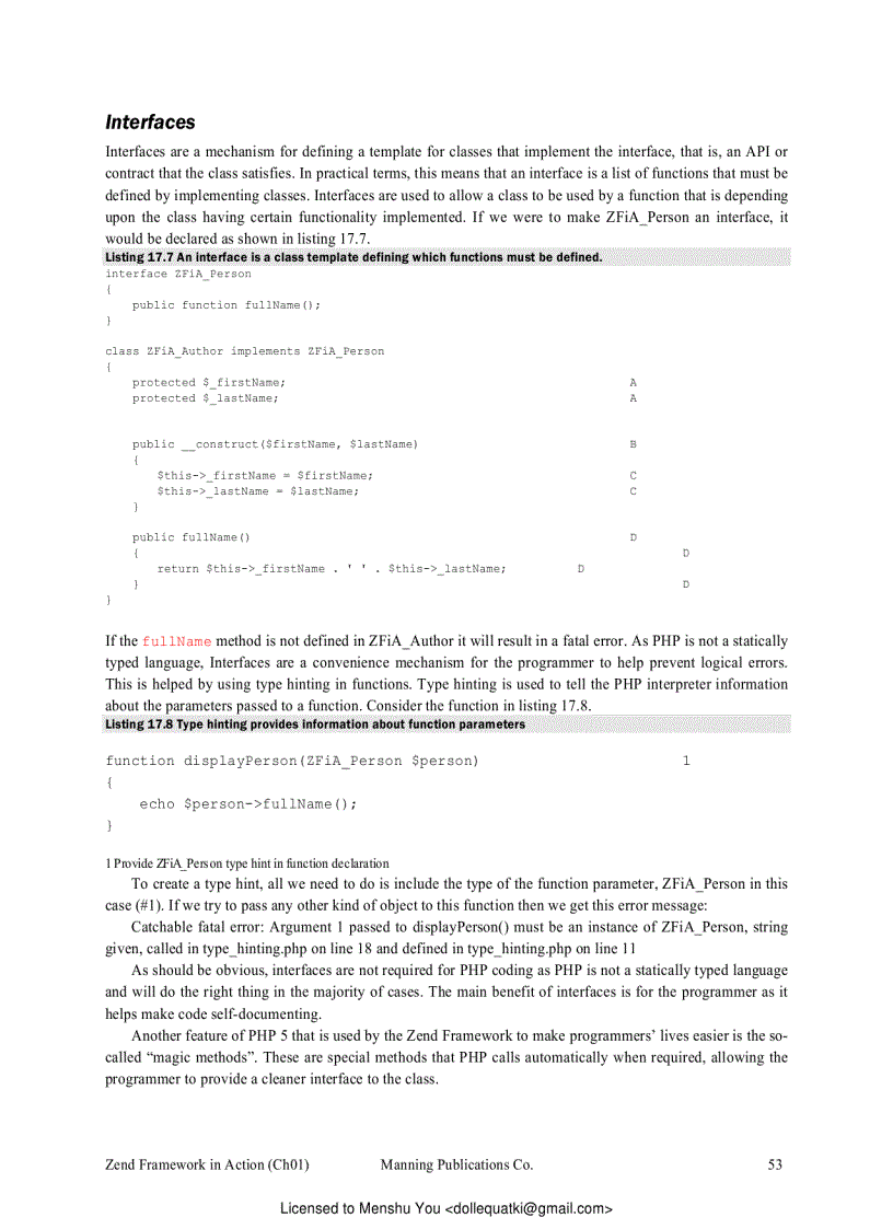 image for page Zend Framework in Action