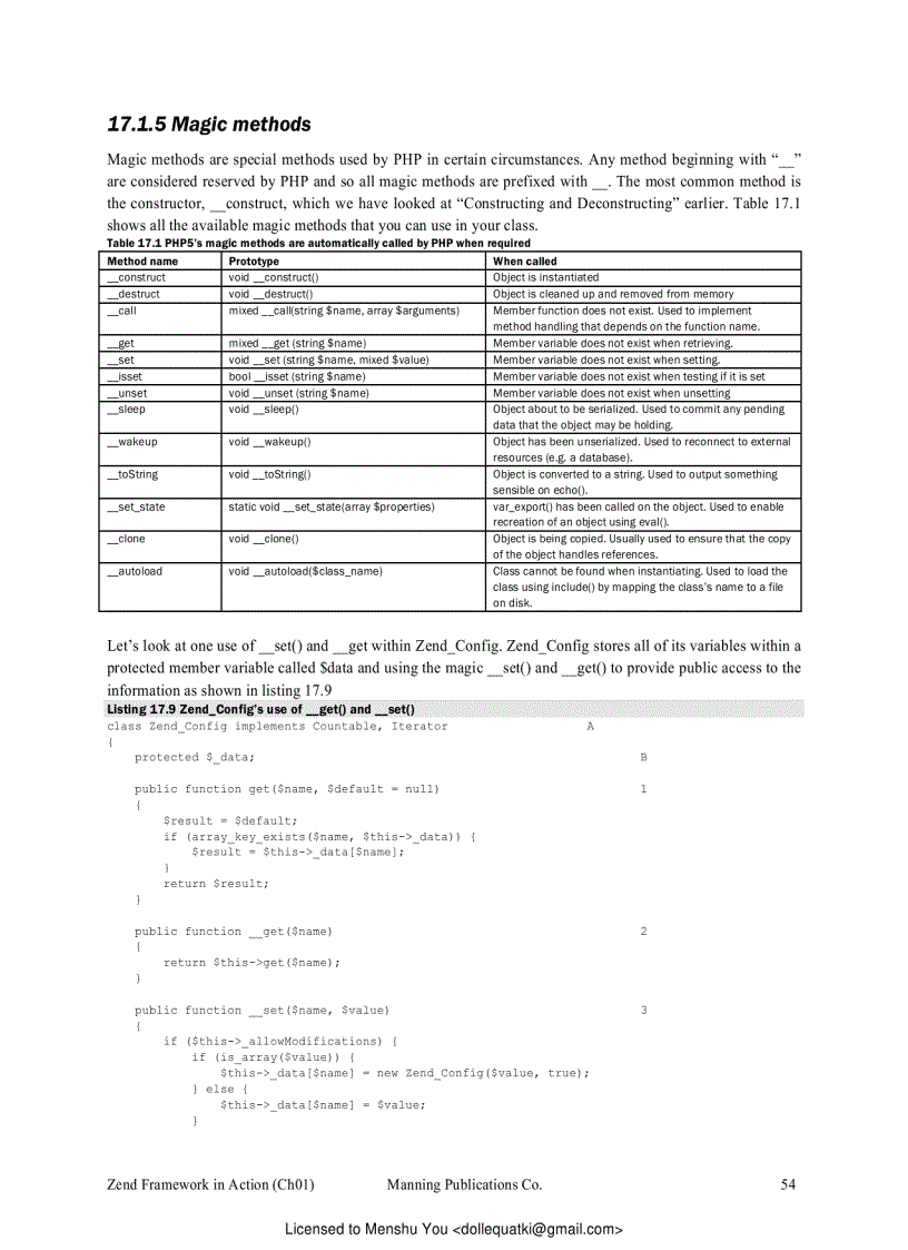 image for page Zend Framework in Action