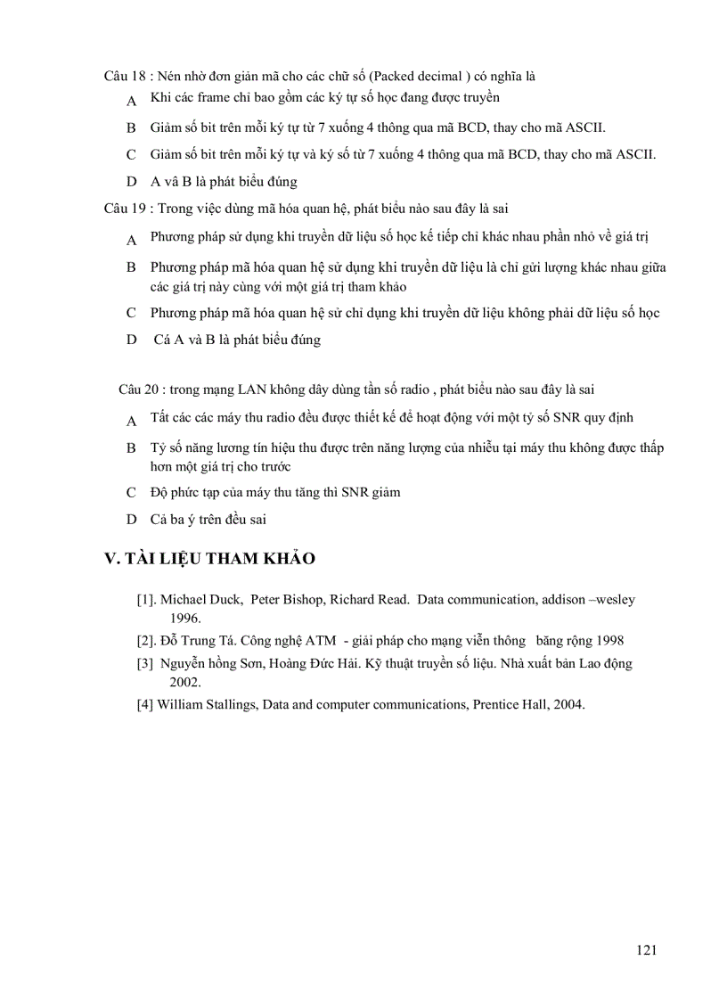 image for page Kỹ thuật truyền số liệu