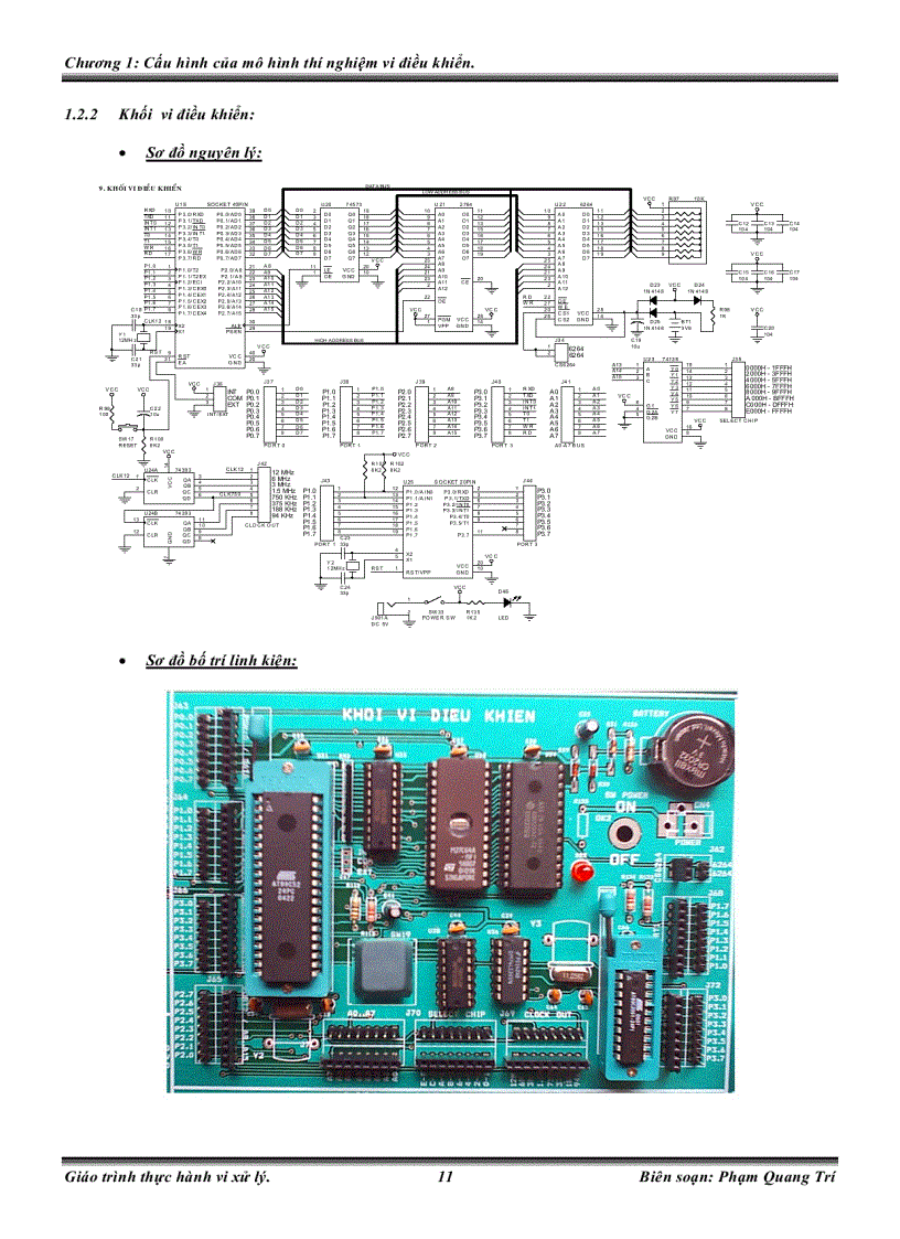 image for page Thí nghiệm thực hành vi điều khiển MCS 51