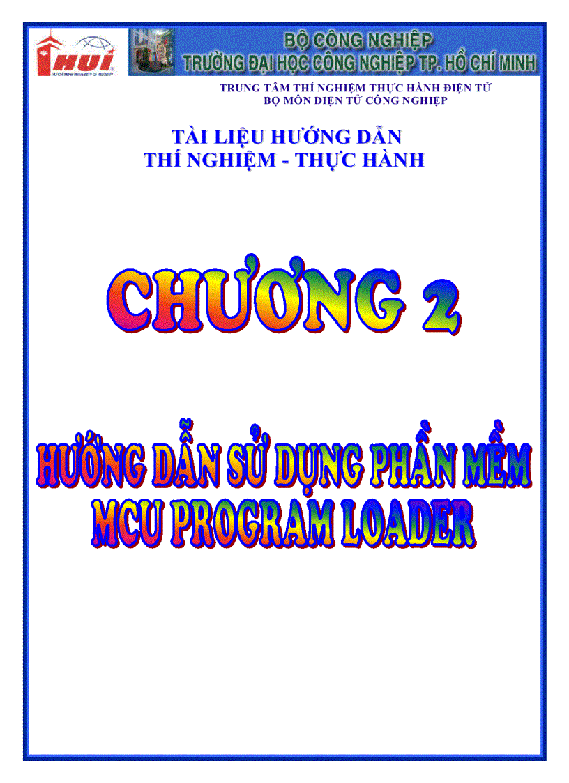 image for page Thí nghiệm thực hành vi điều khiển MCS 51