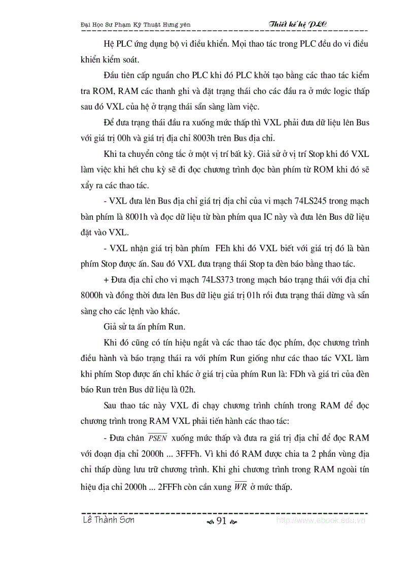 image for page Thiết kế hệ Logic PLC