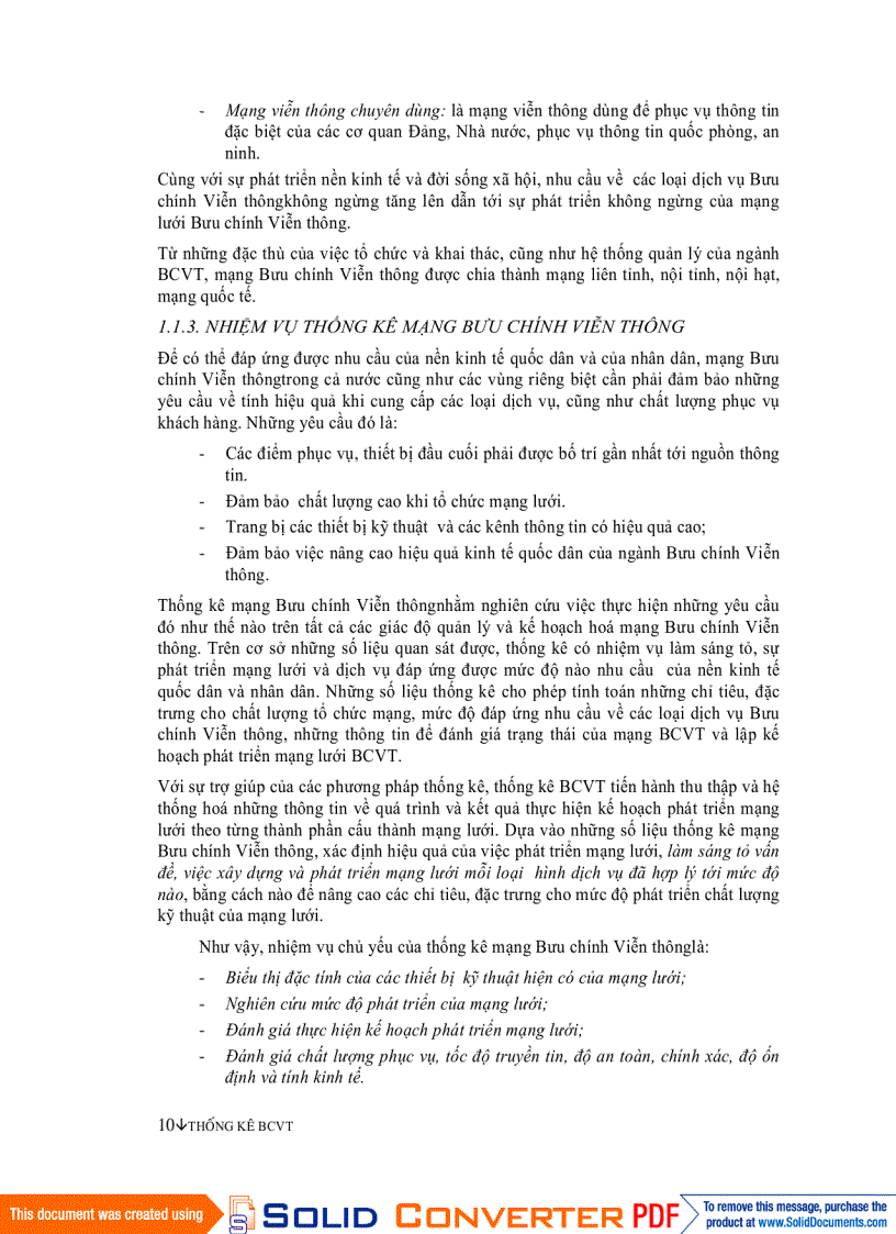 image for page Thống kê Bưu chính viễn thông