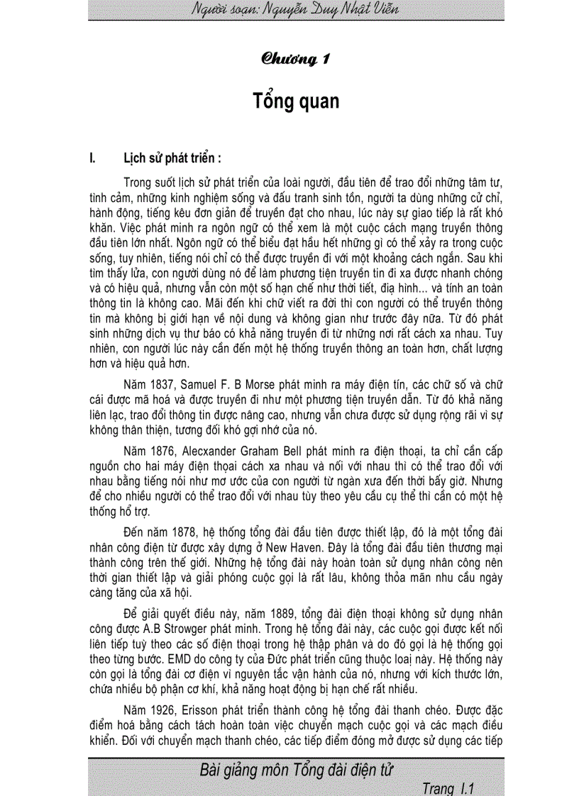 image for page Tổng đài điện tử và mạng viễn thông