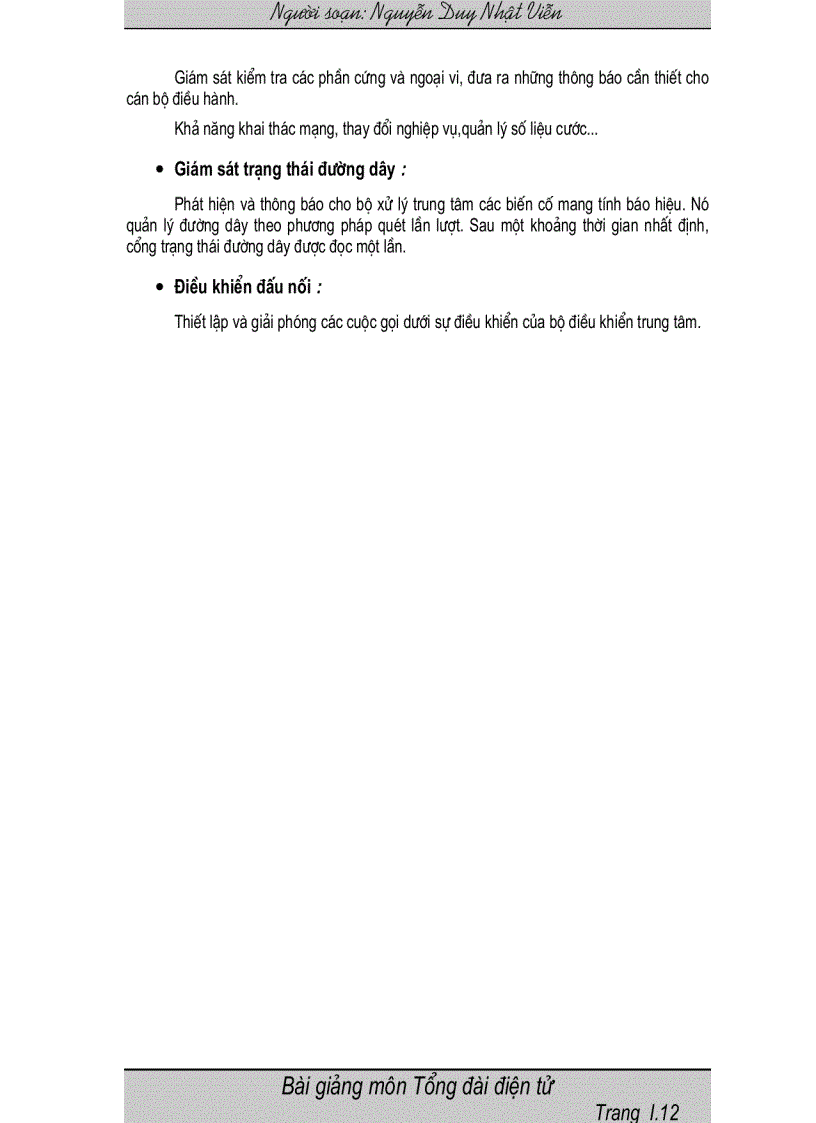 image for page Tổng đài điện tử và mạng viễn thông