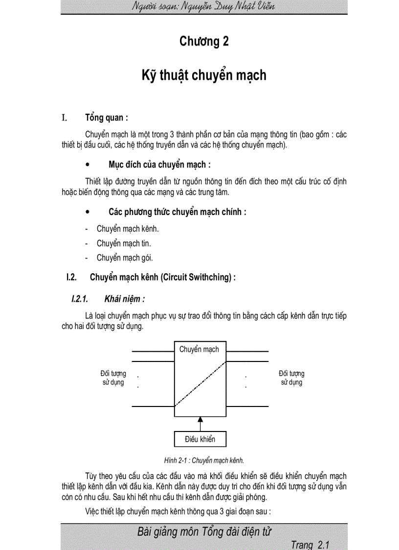 image for page Tổng đài điện tử và mạng viễn thông
