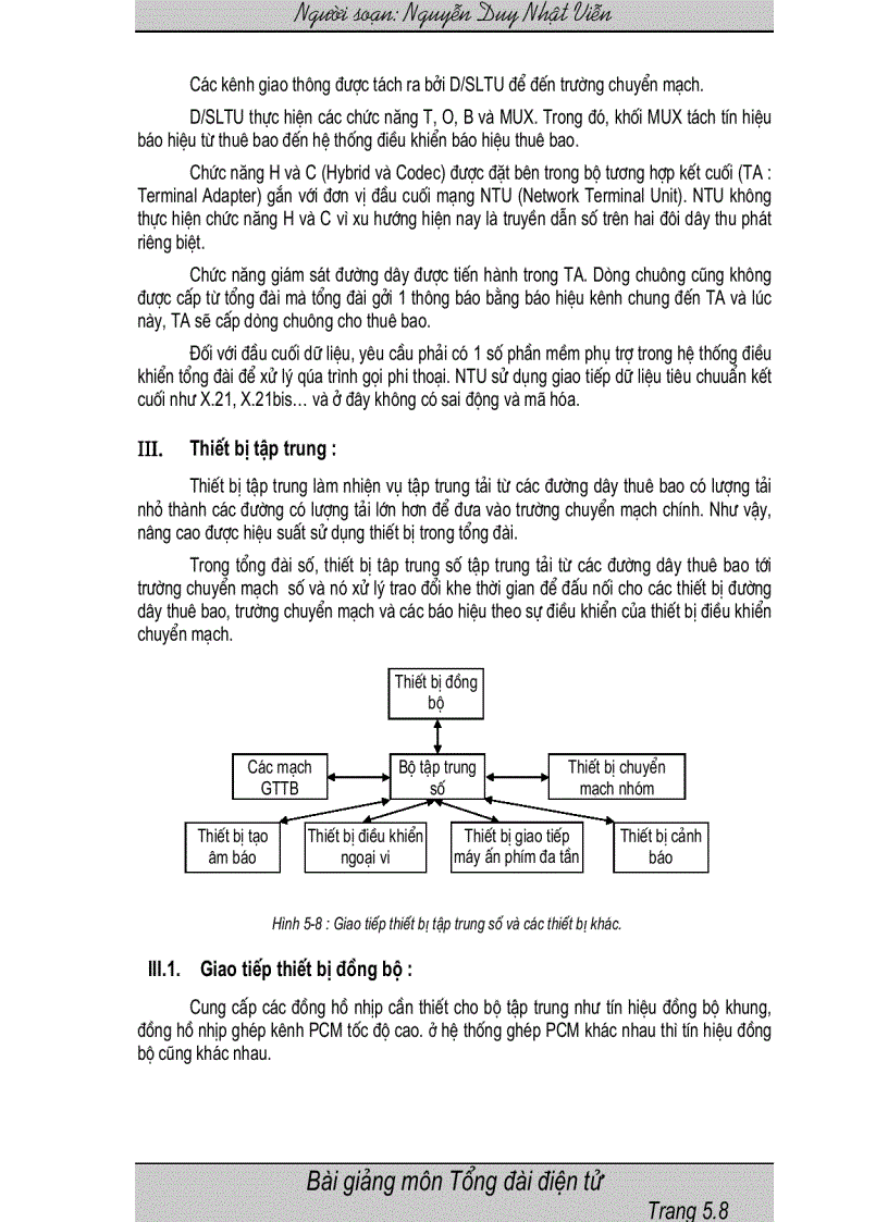 image for page Tổng đài điện tử và mạng viễn thông
