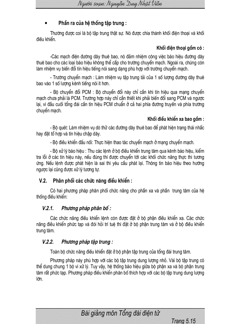 image for page Tổng đài điện tử và mạng viễn thông