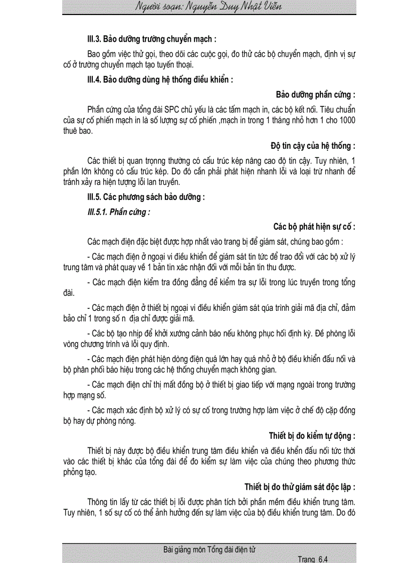 image for page Tổng đài điện tử và mạng viễn thông