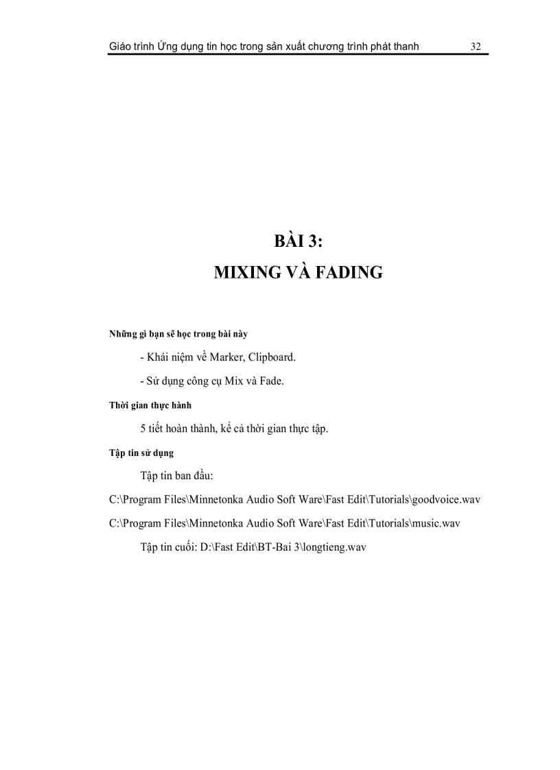 image for page Ứng dụng tin học trong sản xuất chương trình phát thanh