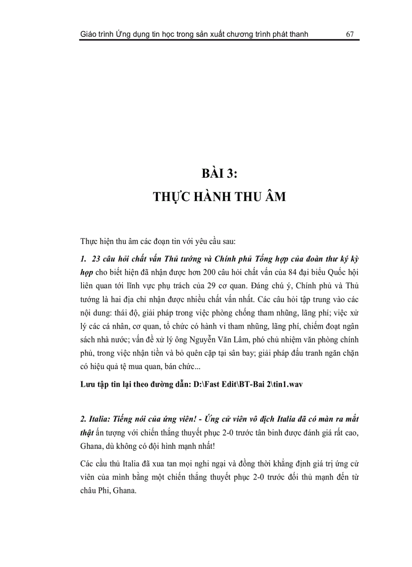 image for page Ứng dụng tin học trong sản xuất chương trình phát thanh