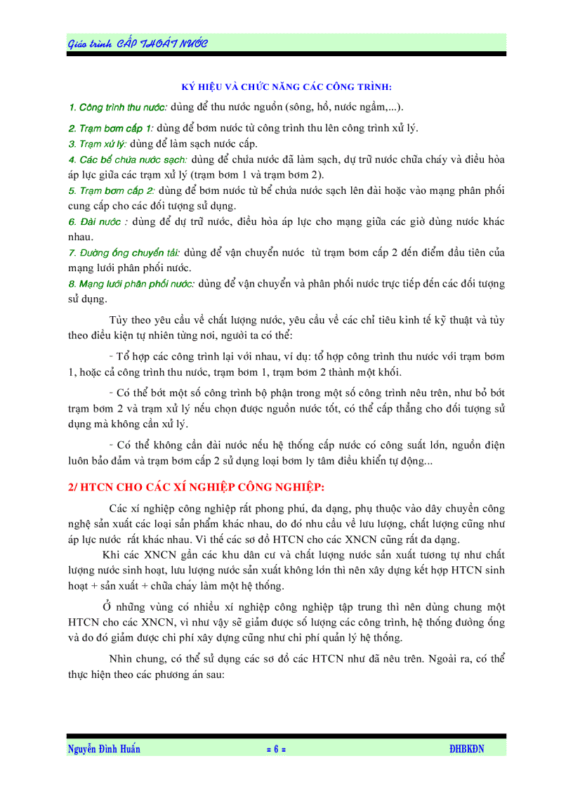 image for page Cấp thoát nước