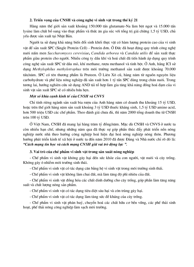 image for page Công nghệ vi sinh vật trong SX nông nghiệp và xử lý ô nhiểm môi trường