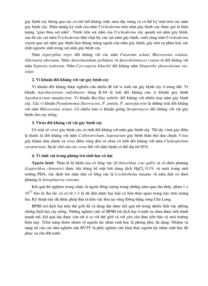 image for page Công nghệ vi sinh vật trong SX nông nghiệp và xử lý ô nhiểm môi trường