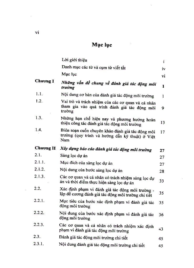 image for page Đánh giá tác động môi trường các dự án phát triển