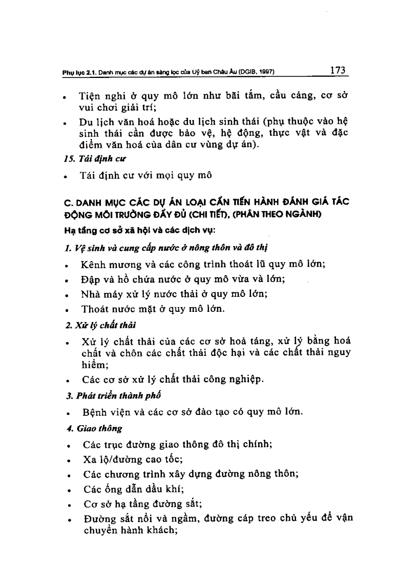 image for page Đánh giá tác động môi trường các dự án phát triển