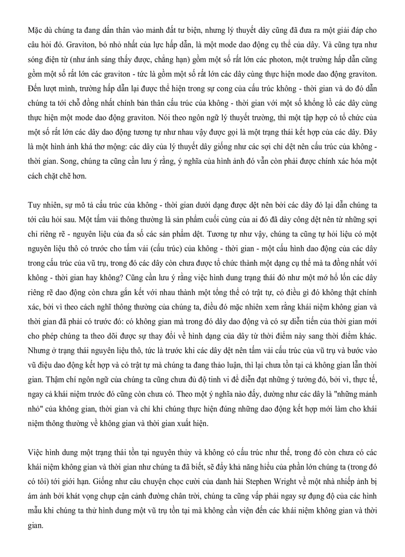 image for page Giai điệu giây và bản giao hưởng vũ trụ