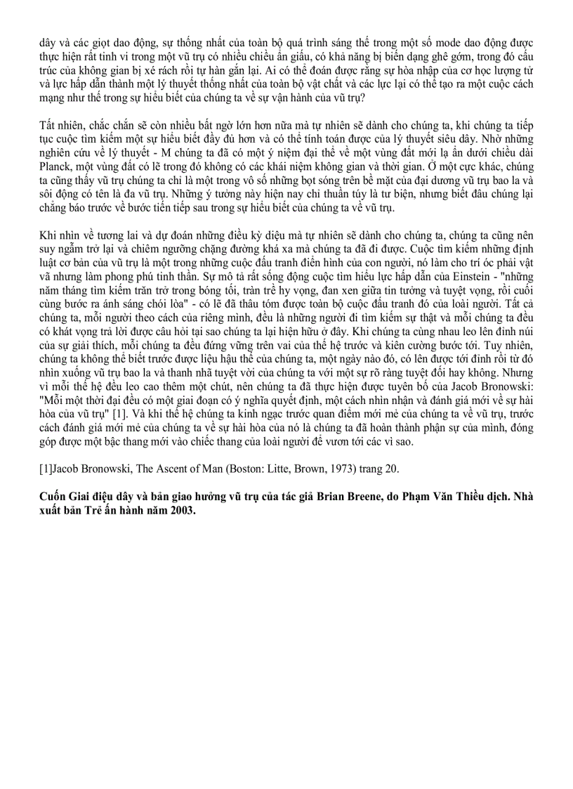 image for page Giai điệu giây và bản giao hưởng vũ trụ