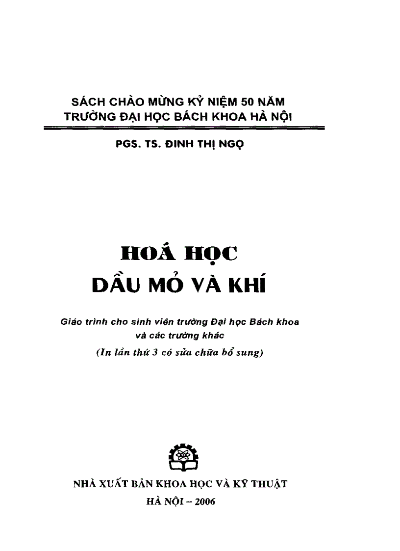 image for page Hóa học dầu mỏ và khí NXB Kỹ Thuật 2006