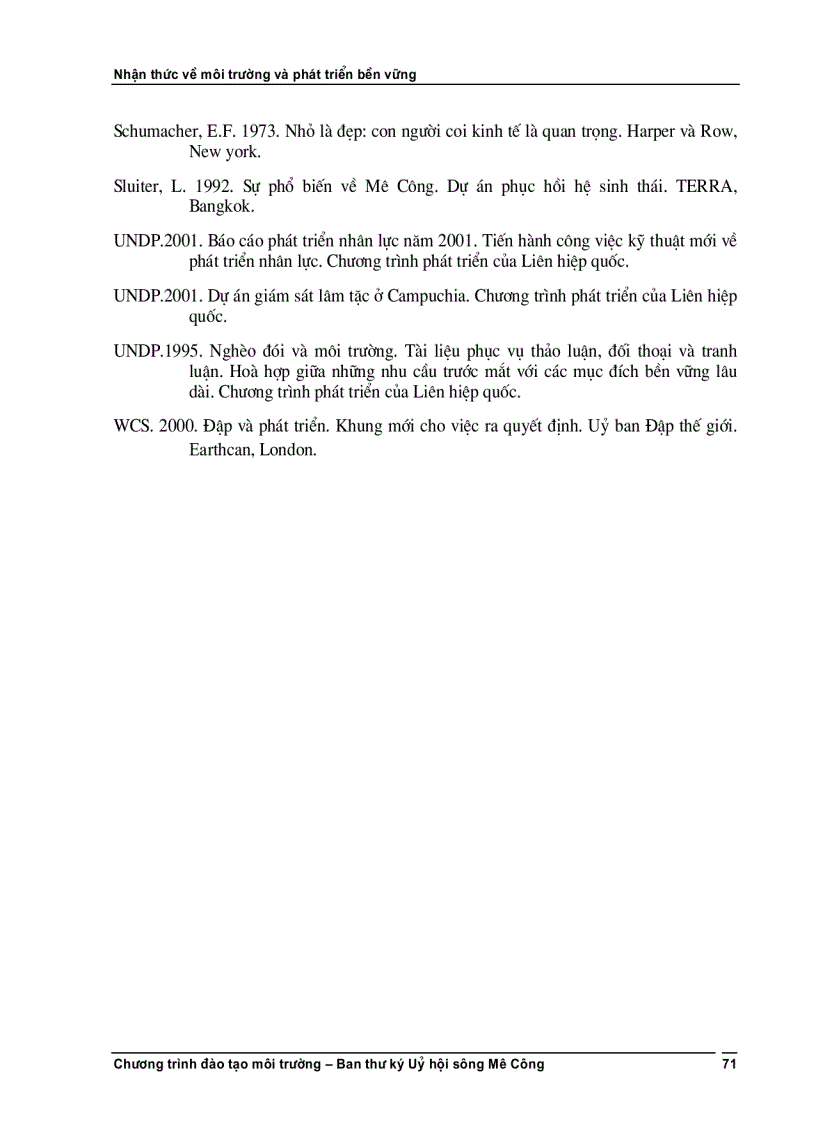 image for page Phát triển bền vững và nhận thức về môi trường