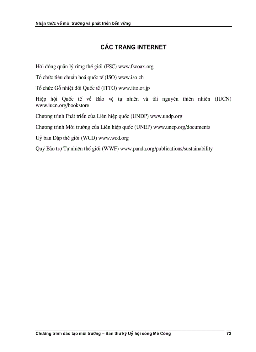 image for page Phát triển bền vững và nhận thức về môi trường
