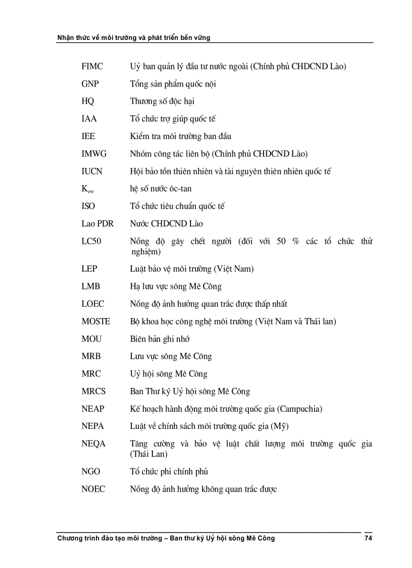 image for page Phát triển bền vững và nhận thức về môi trường