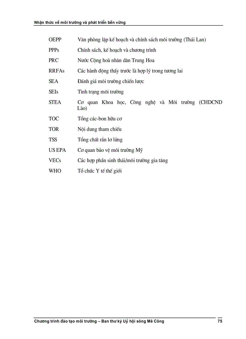 image for page Phát triển bền vững và nhận thức về môi trường