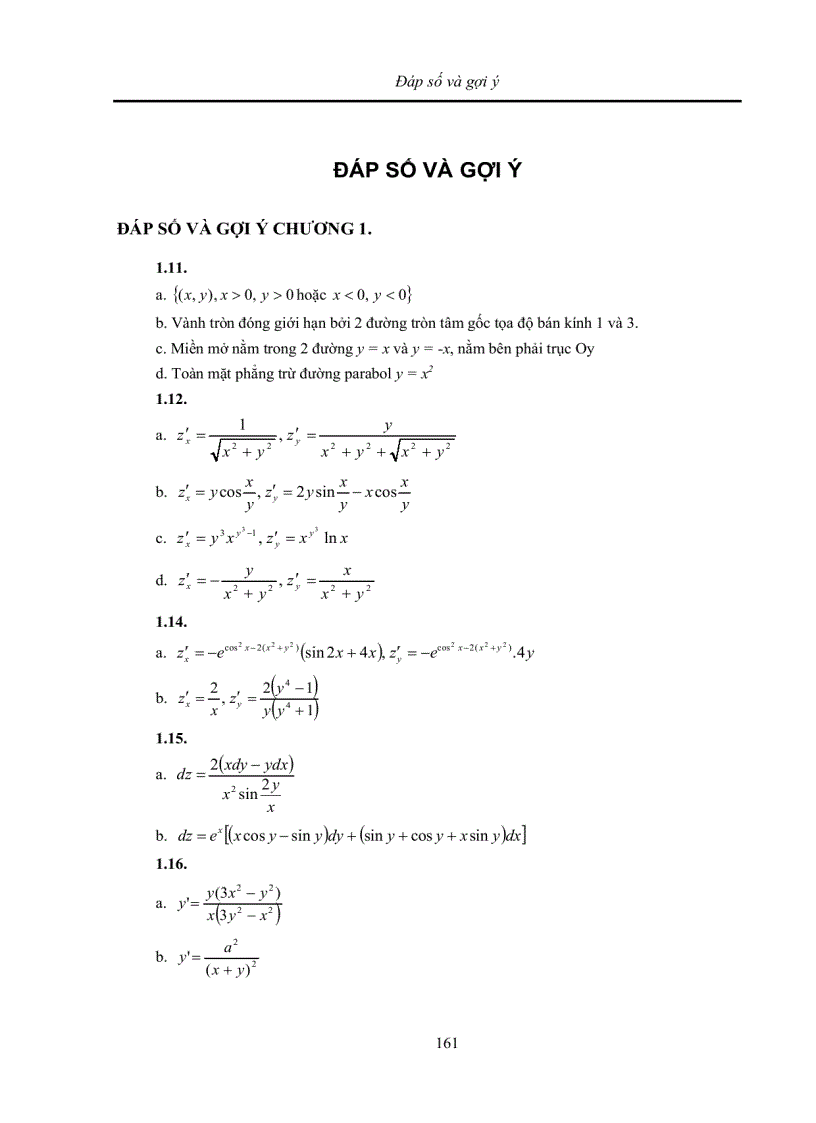 image for page Sách hướng dẫn học tập Giải tích 2
