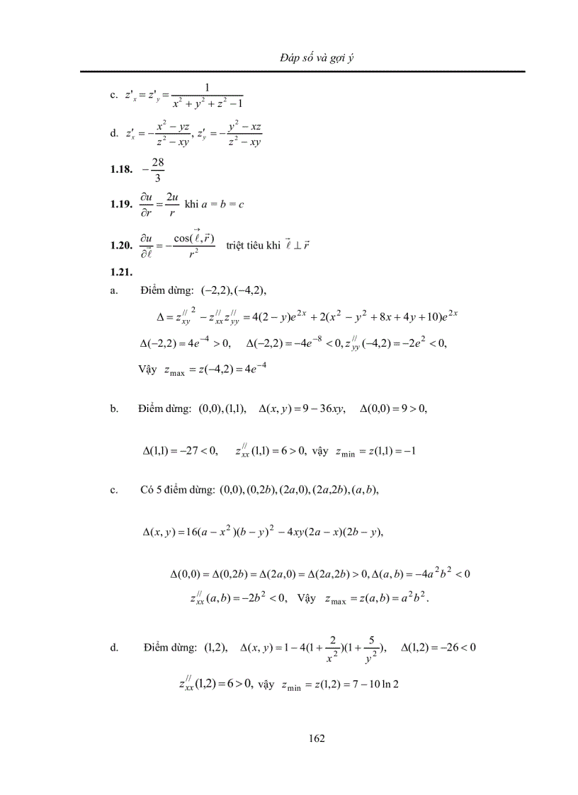 image for page Sách hướng dẫn học tập Giải tích 2