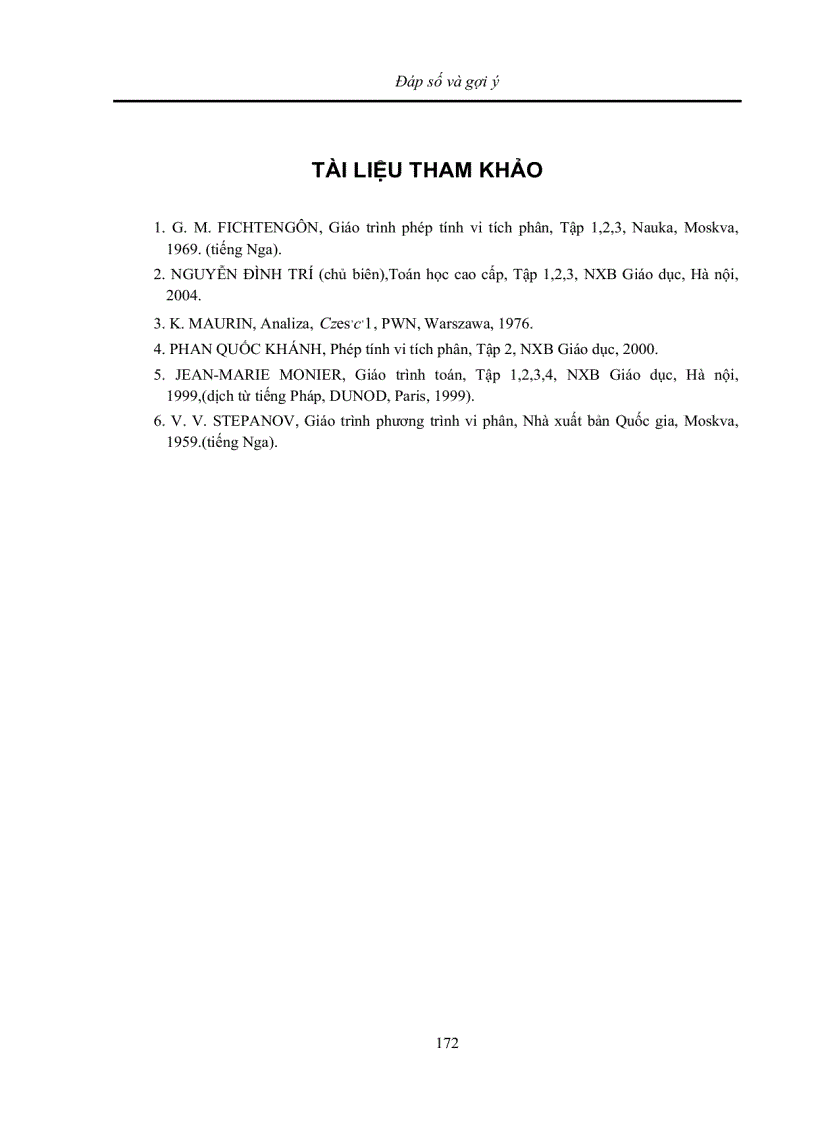 image for page Sách hướng dẫn học tập Giải tích 2