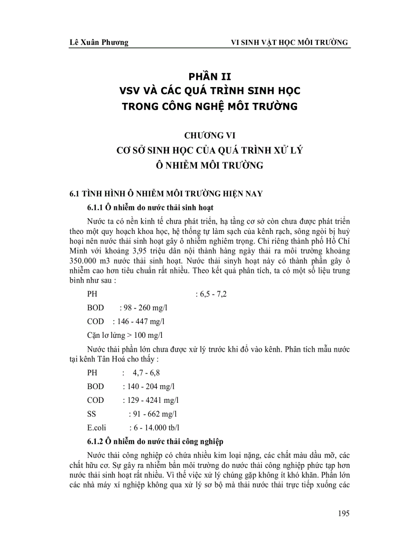 image for page Vi Sinh Vật Học Môi Trường