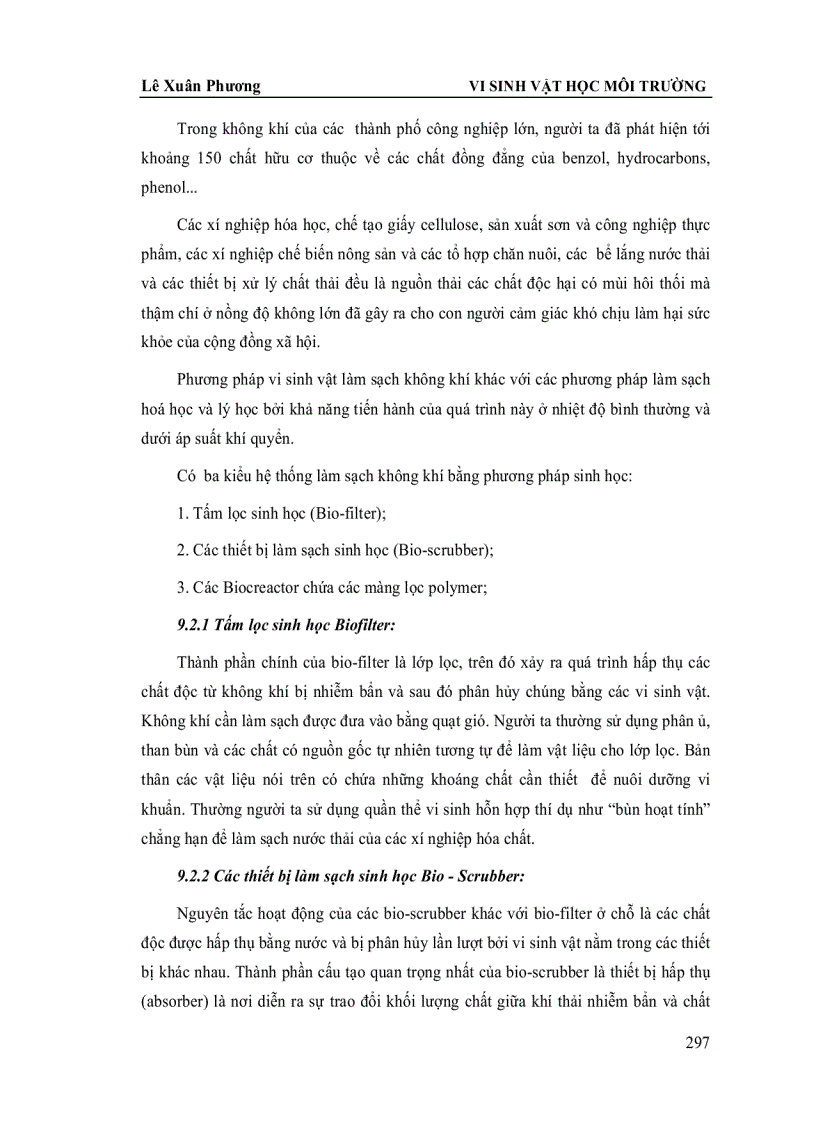 image for page Vi Sinh Vật Học Môi Trường