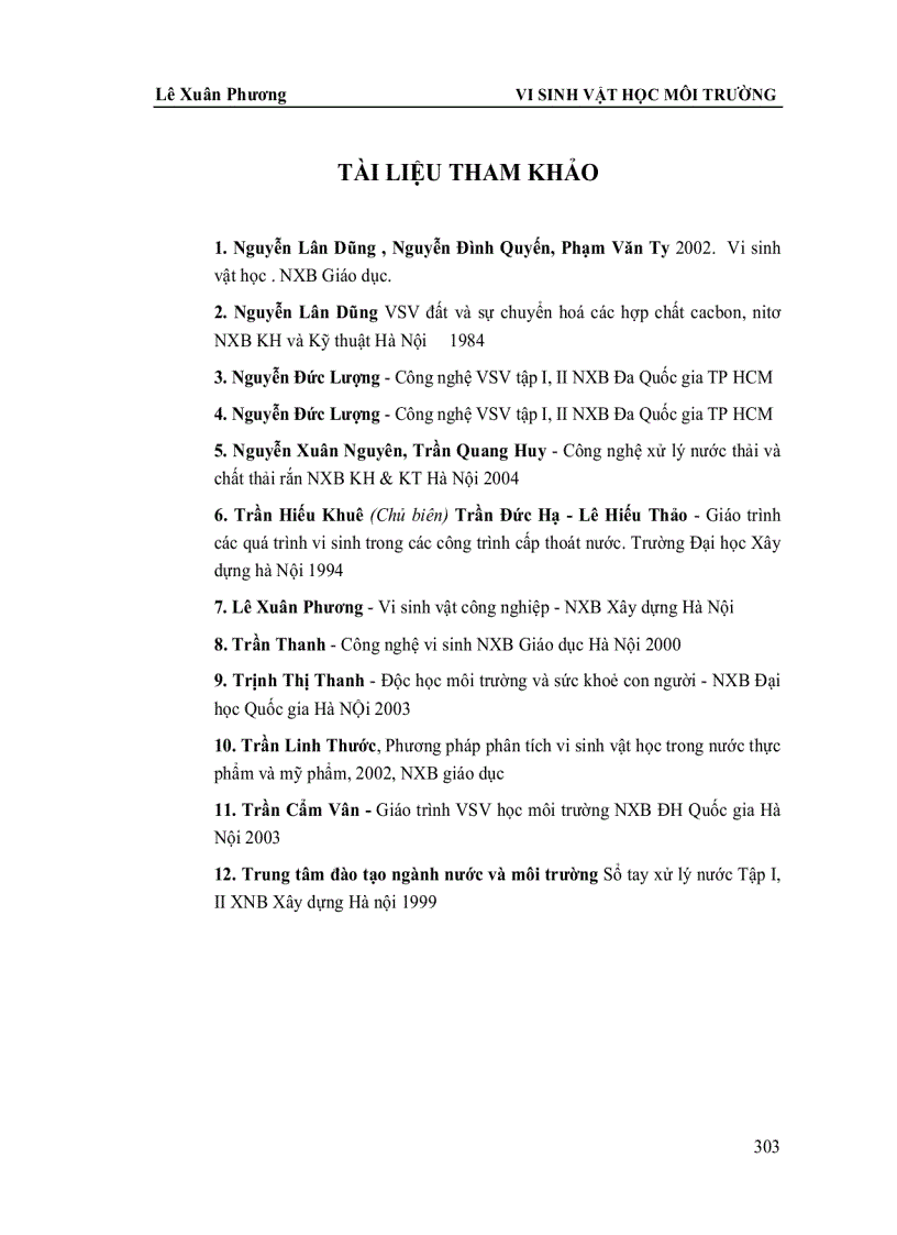 image for page Vi Sinh Vật Học Môi Trường