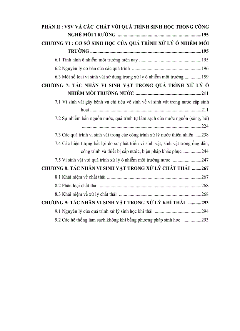 image for page Vi Sinh Vật Học Môi Trường
