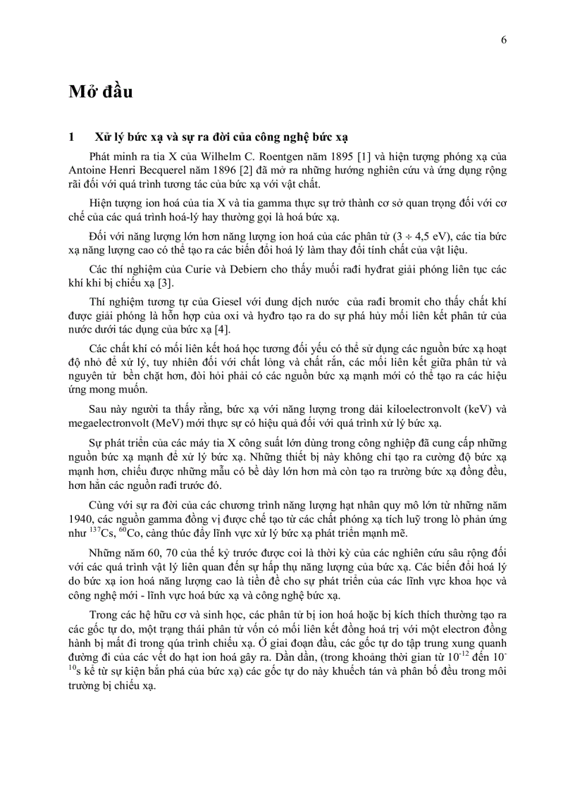 image for page Xử lý bức xạ và cơ sở của công nghệ bức xạ