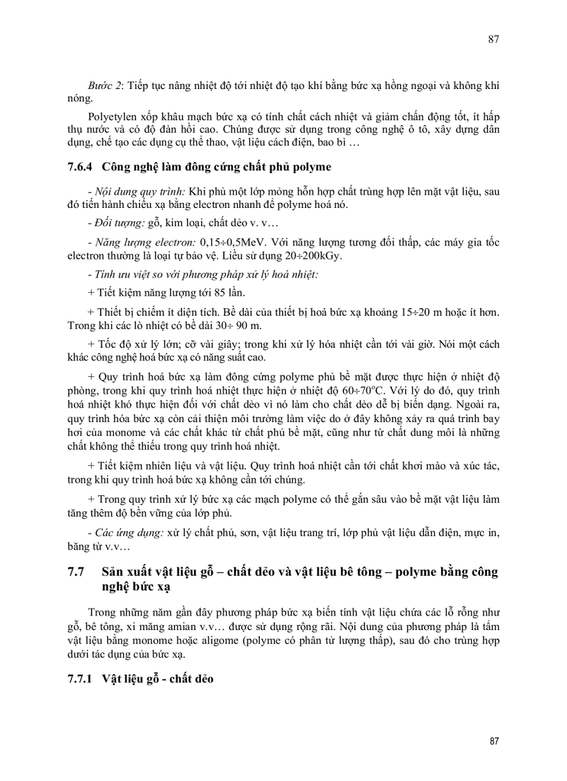 image for page Xử lý bức xạ và cơ sở của công nghệ bức xạ