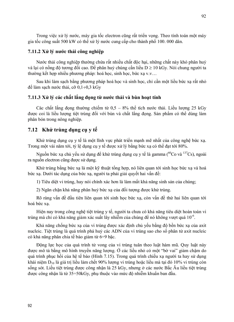 image for page Xử lý bức xạ và cơ sở của công nghệ bức xạ