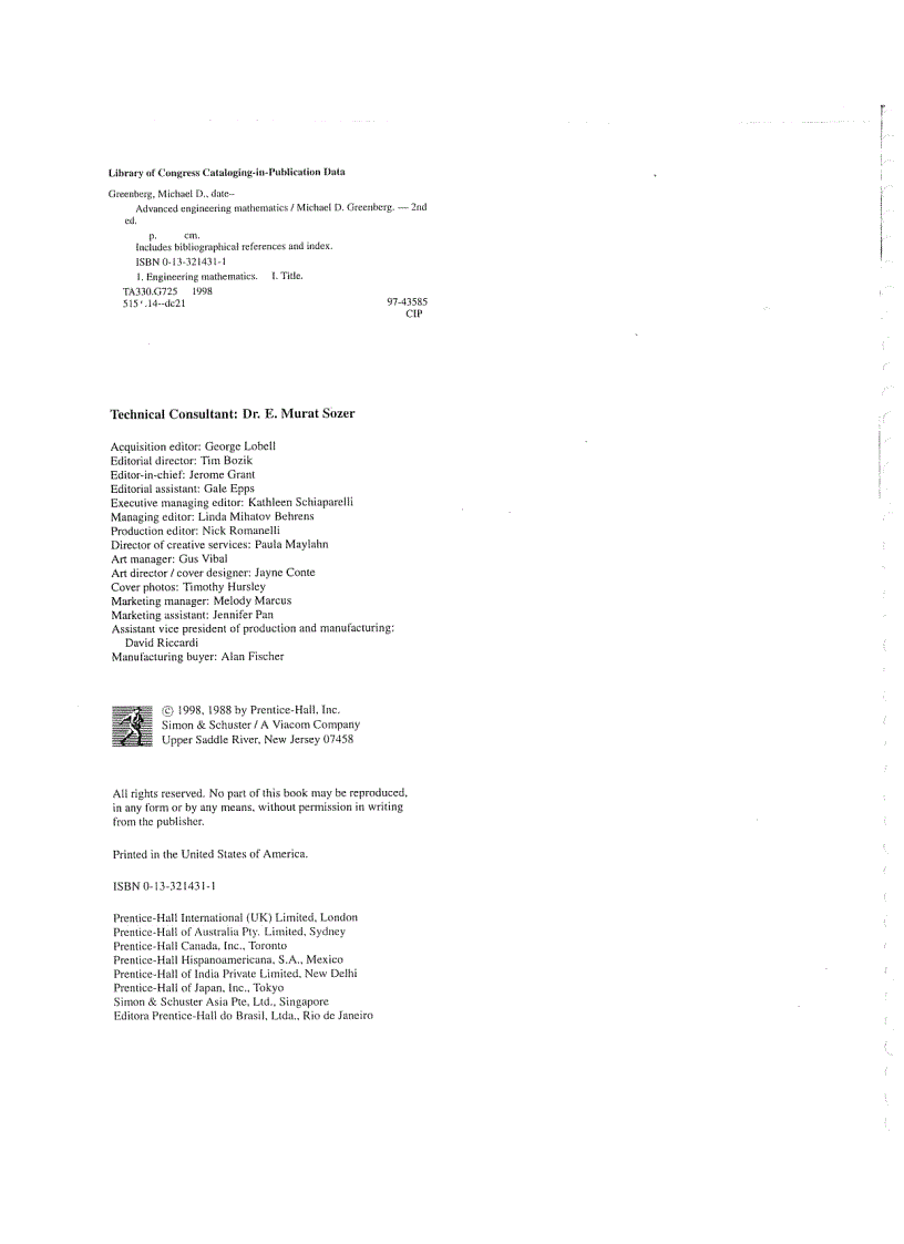 image for page Advanced Engineering Mathematics 2nd Edition
