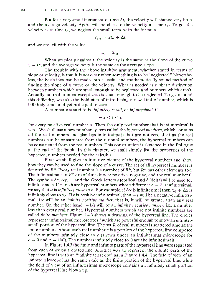 image for page Elementary Calculus An Infinitesimal Approach