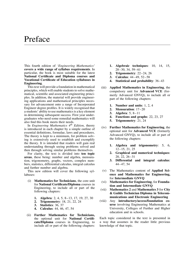 image for page Engineering Mathematics Fourth Edition