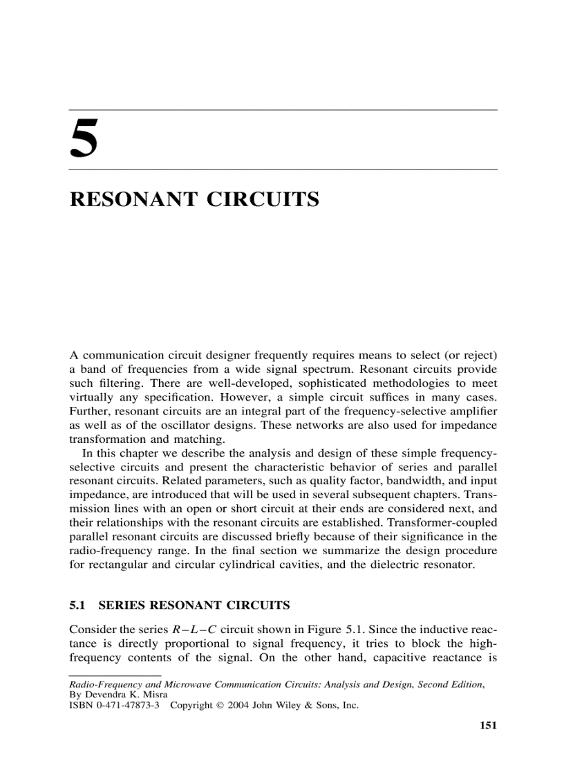 image for page Radio Frequency and Microwave Communication Circuits Analysis and Design