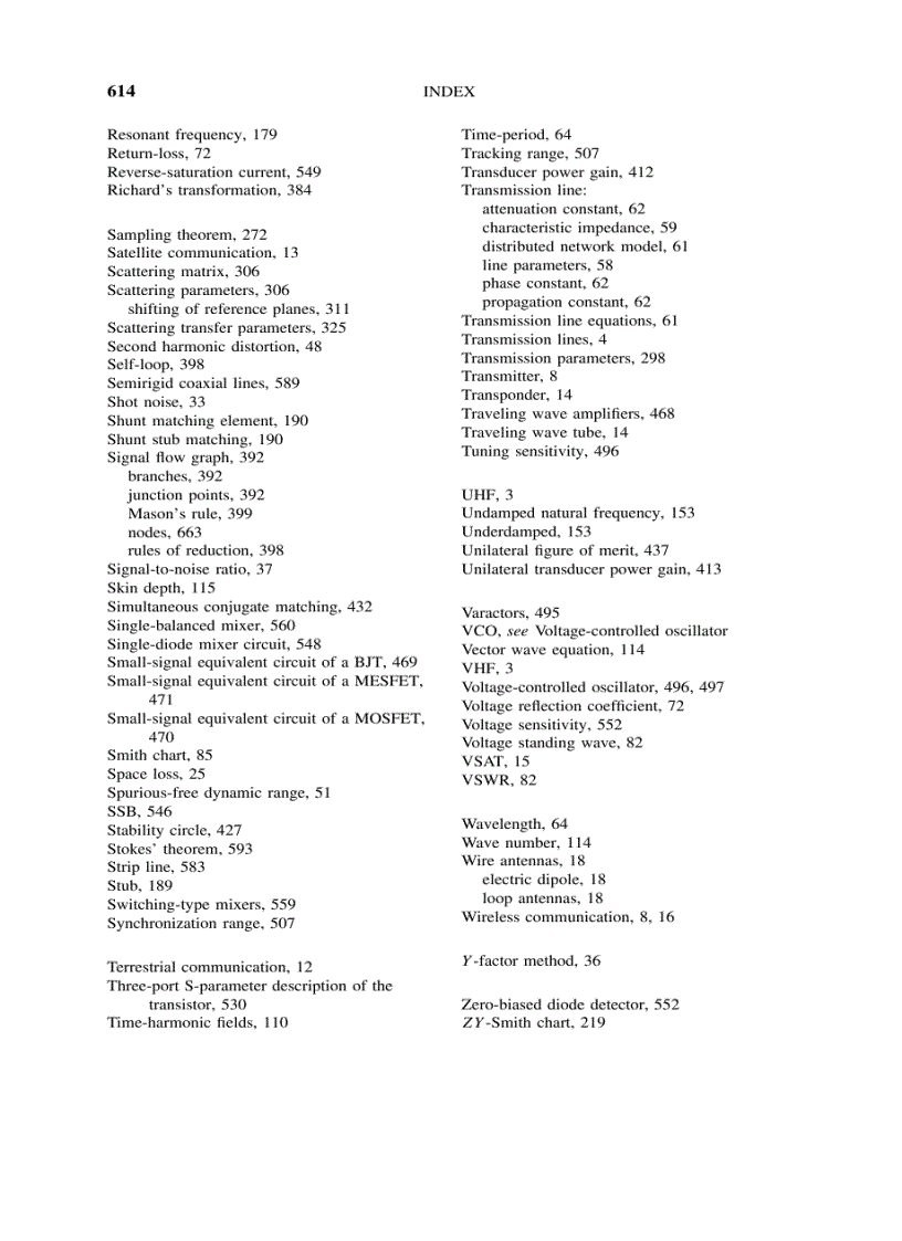 image for page Radio Frequency and Microwave Communication Circuits Analysis and Design
