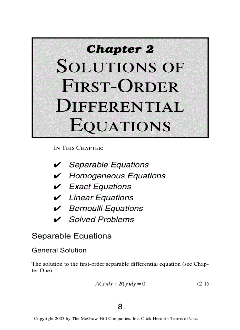 image for page Schaum s Easy Outline Differential Equations