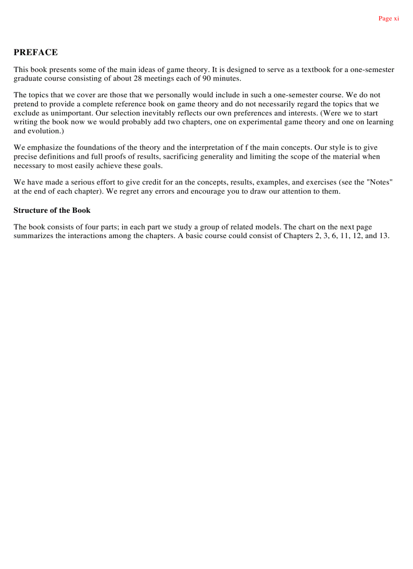 image for page A Course in Game Theory