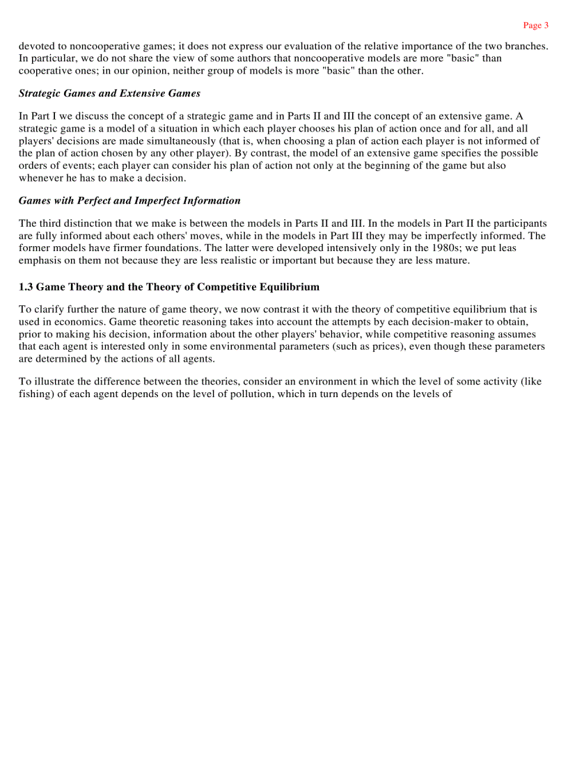 image for page A Course in Game Theory