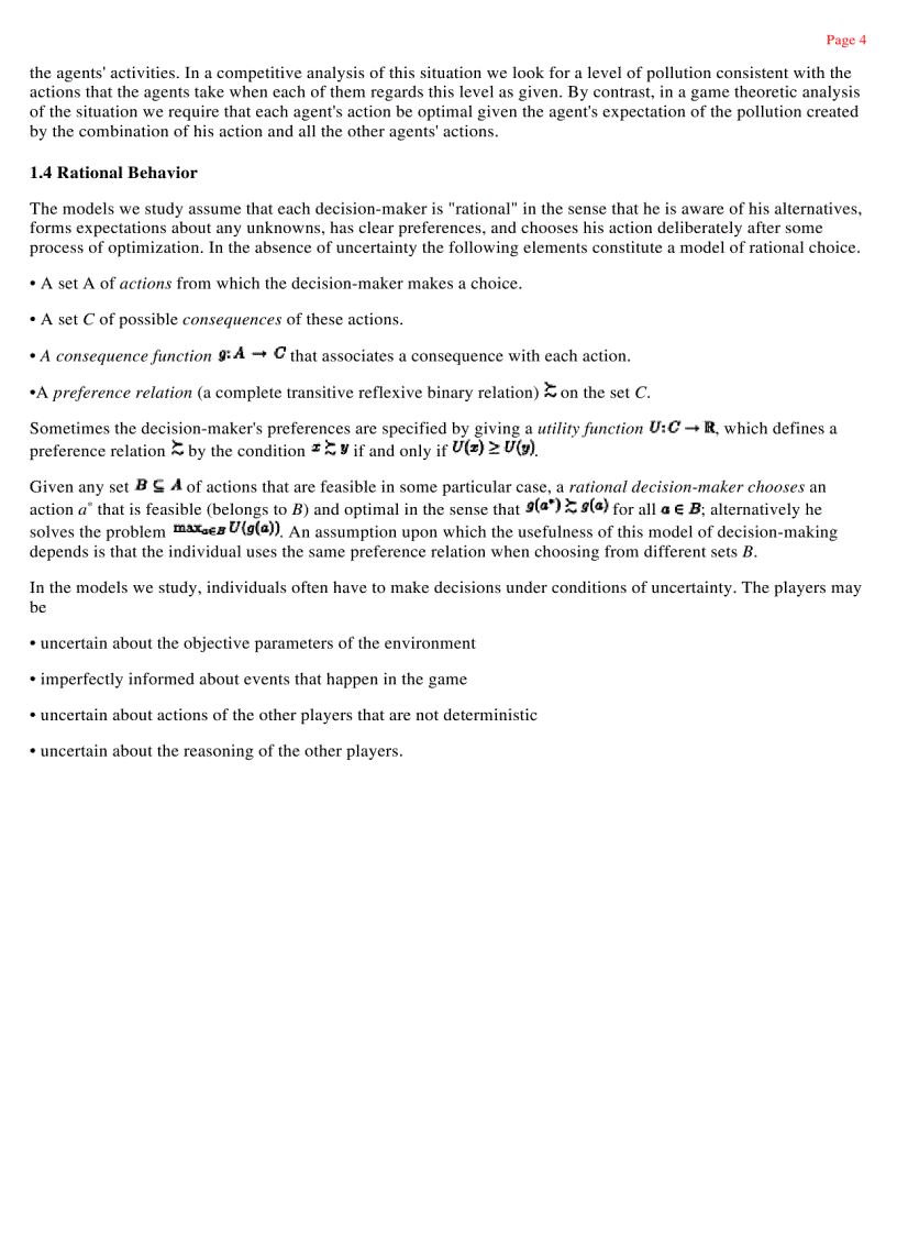 image for page A Course in Game Theory